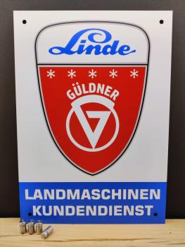 Güldner Landmaschinen Kundendienst Werkstattschild